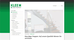 Desktop Screenshot of klee-jaeger-treppen.de